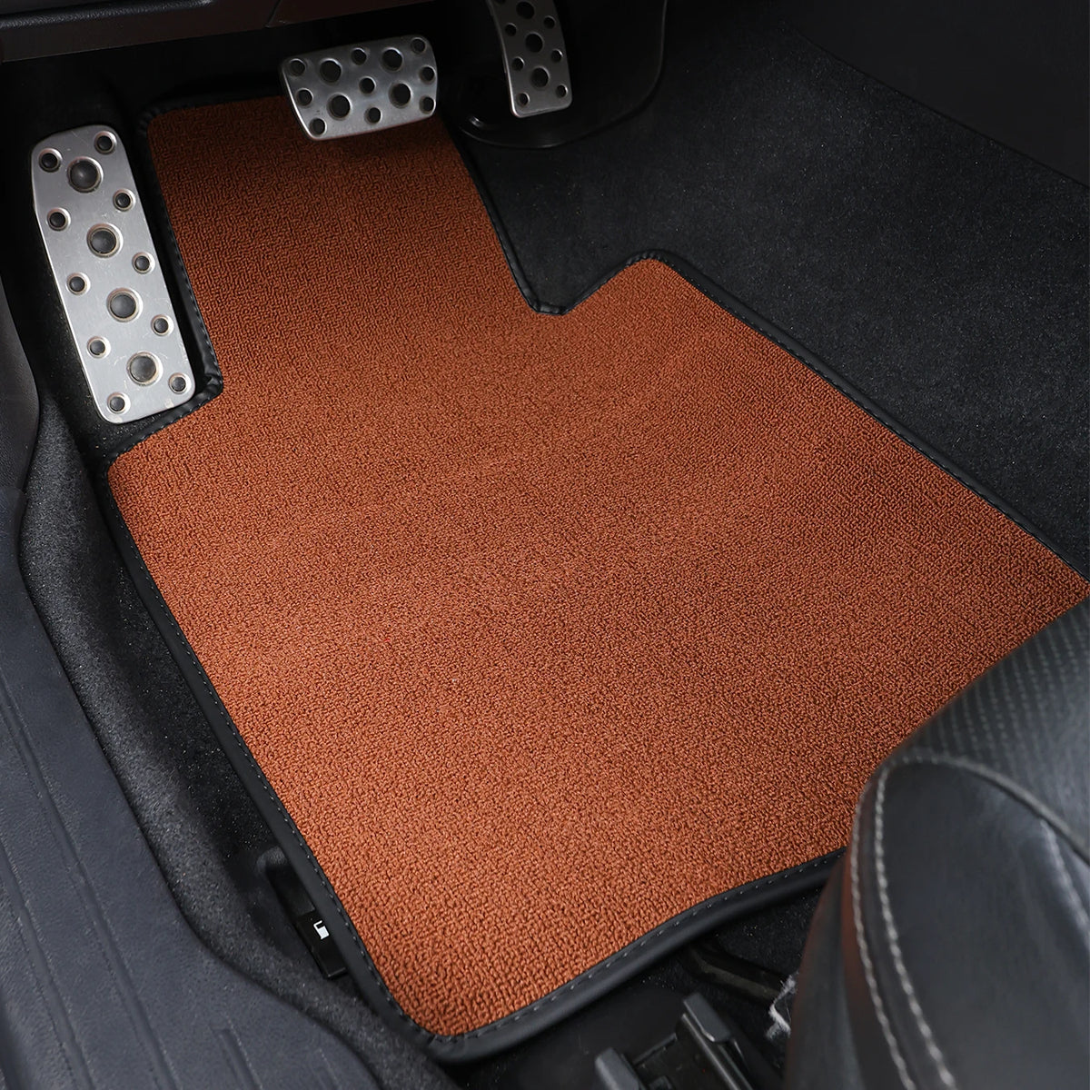 Universal Car Floor Mat Front & Rear Automotive Carpet Floor Mats for Auto SUV Sedans Vans Accessories Dirt and Wear-resistant