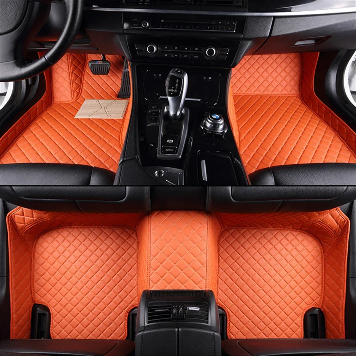 Leather Car Floor Mats For Volkswagen Tiguan 2024 2025 2026 All Weather Waterproof Car Floor Mats