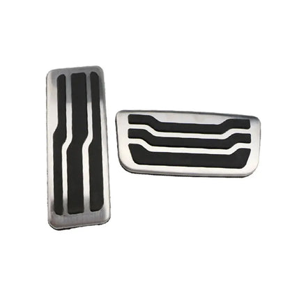 Stainless Steel Car Pedal Pads Cover for Ford Everest Endeavour Raider Ranger 2016 - 2023 Gas Fuel Brake Pedals Pad Accessories