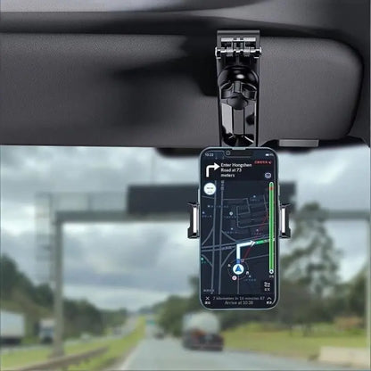 [New] Car Phone Holder, Sun Visor Universal Car Holder, Direct-view Car Multi-functional Phone Holder