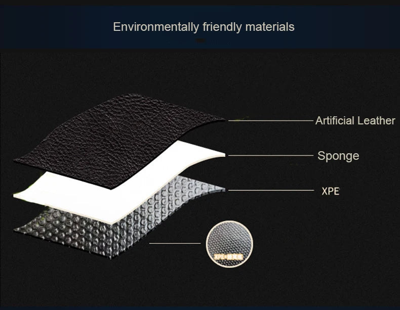 5 pcs Waterproof Leather Car Floor Mats Universal Auto Foot Pad Protector Automobile Interior Carpet Car Accessories Interior
