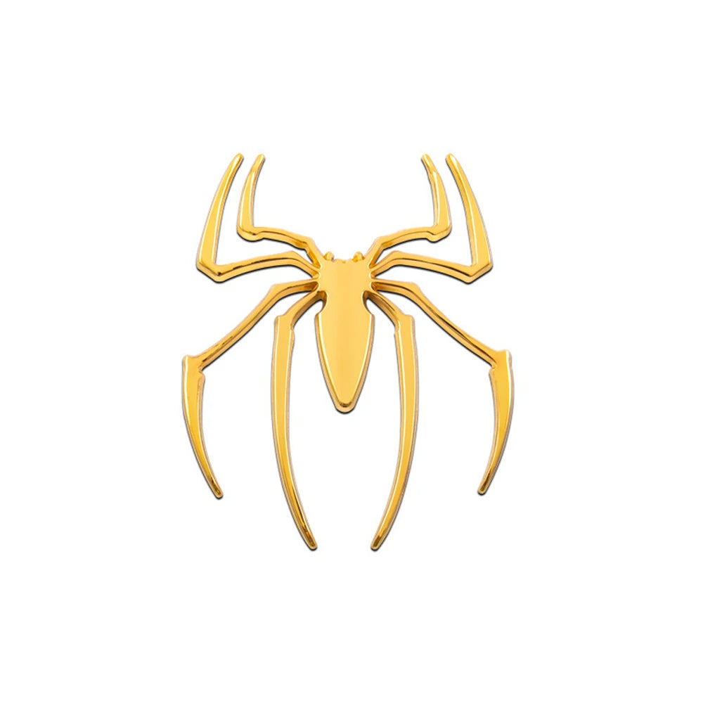 Universal 3D Metal Car Stickers Spider Car Logo Chrome Badge Auto Emblem Decal Car Styling Decoration Auto Exterior Accessories