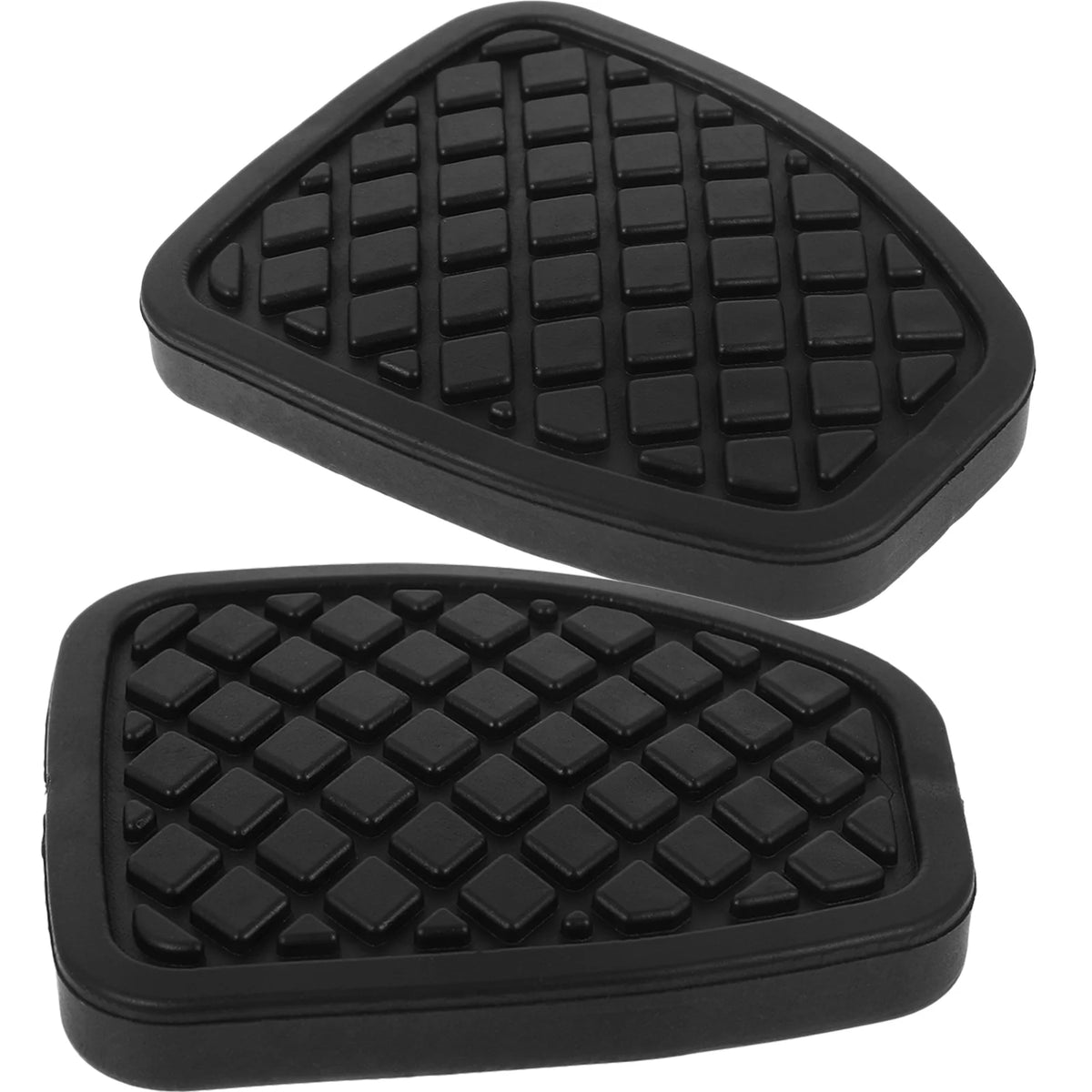 2pcs Car Clutch Pedal Pads Brake Rubber Covers Car Foot Pedals Non Slip Automotive Interior Parts Easy Install Vehicle