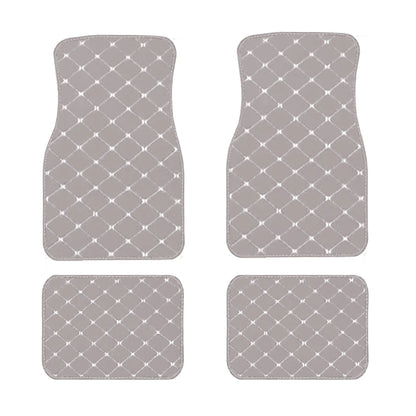 4pcs Car Floor Mats Universal Waterproof  Front Rear Full Set Auto Rugs Leather Car Carpet  Accessories Interior