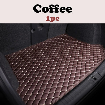 Custom Automotive Car Floor Mats For Mercedes W124 1985 1986 1987 1988 1989 Auto Luxury Leather Men Women Car Mats Full Coverage