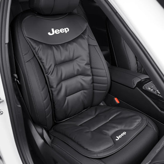 Car Velvet Cushion Vinter Leather Backrest Seat Cover Accessories For Jeep Grand Cherokee Compass Patriot Renegade Wrangler Libe