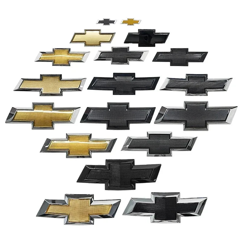 ABS Car Front Hood Emblem Sticker Rear Tail Trunk Badge Accessories for Chevrolet Epica Spark Aveo Captiva Cruze Malibu XL Trax