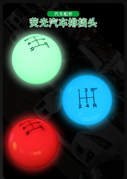 Shine shift knob round with gear manual gear shift lever gear head fun cool car modification accessories beautiful interesting