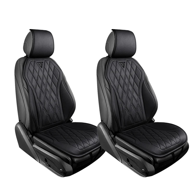 Breathable Nappa Leather Car Seat Cover Universal Comfortable Front Seat Cushion Durable Four Seasons Seat Covers Accessories