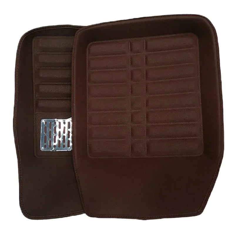 Universal 5Pcs Car PU Leather Durable Floor Mats Auto Anti-Slip Mat Car Styling Interior Auto Floor Mats Car Interior Accessorie