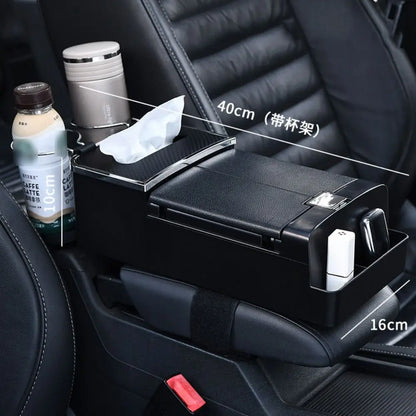Universal Car Armrest Storage Box Comfortable Center Console Armrest Cushion Non-slip Car Elbow Support Pad