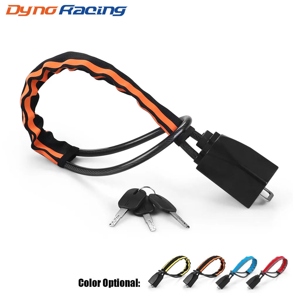 Car Steering Wheel Lock With Seat Belt Socket Steel Rope For Truck SUV Van RV With 3 Keys Universal Anti Theft Protection Device