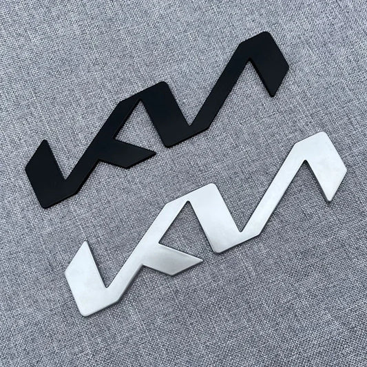 Car Front Hood Rear Trunk Letter Emblem Badge Sticker for  CARNIVAL SPORTAGE K3 KX3 K5 KX5 Ceed Rio Soul Forte Optima Stinger