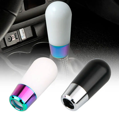 Acrylic car gear shift knob lever universal manual car gear shift knob adapter cool car hand handle ball white shift knob car