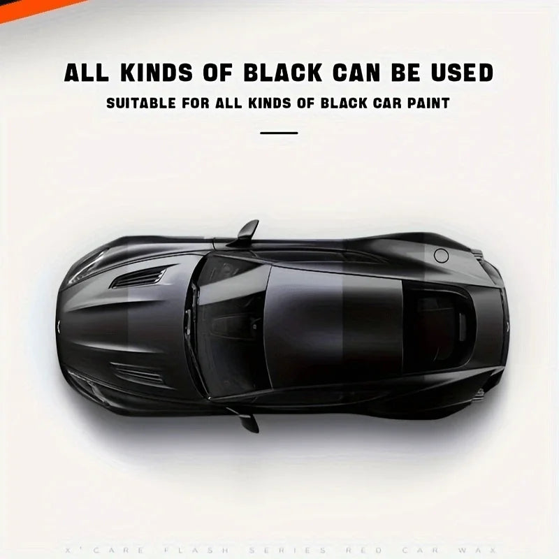 Black Car Wax: Paint Protection & Scratch Repair - Ceramic Polish, Durable Shine, Easy Use, Fits All Cars