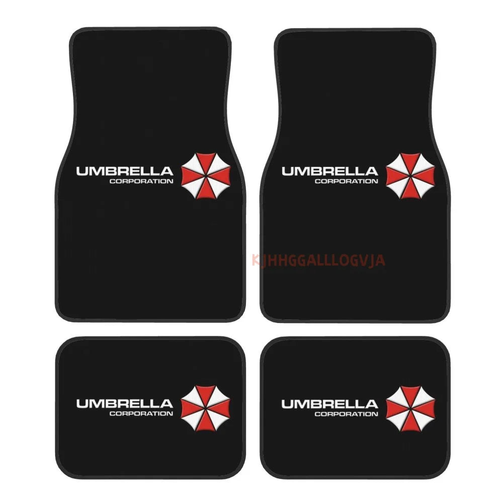 Kawaii Umbrella 4PCS Crystal Velvet Car Floor Mats Set of Four Anti Fouling Car Mats Carpet Anti Slip Car Floor Mats