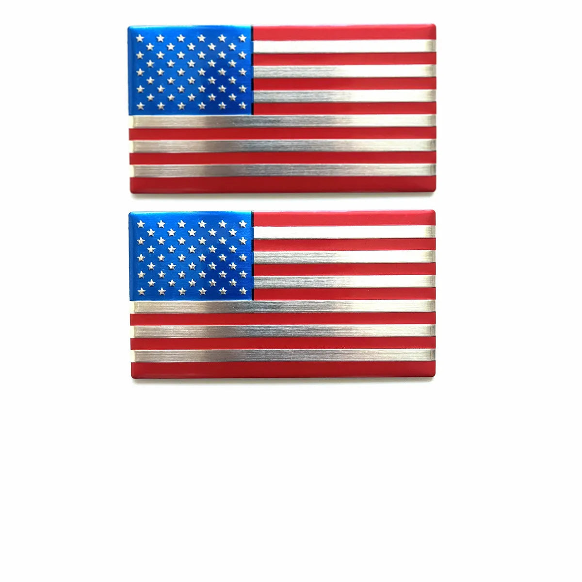 2pcs USA Emblems National flagCar Sticker Car Trunk Metal Emblem Badge Decal Sticker For Cars Motorcycles Bikes