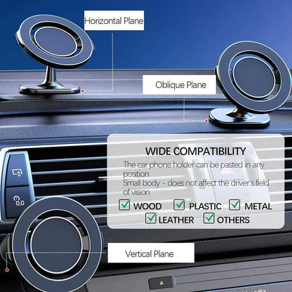 Magnetic Car Phone Holder (Stand-on Style) Magnetic Car Phone Holder (Air Vent) Car Air Vent Clip Cellphone Mount