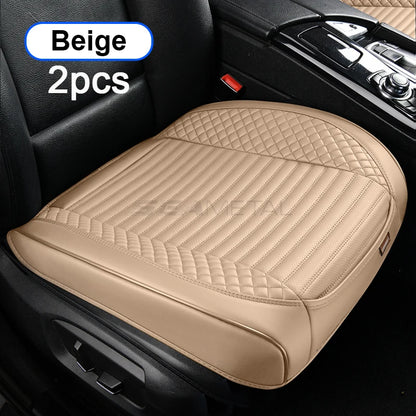 AUTOMECHANIST Nappa Leather Car Seat Cover Universal Front Seat Covers Mat Breathable Seat Cover Protector Cushion Accessories