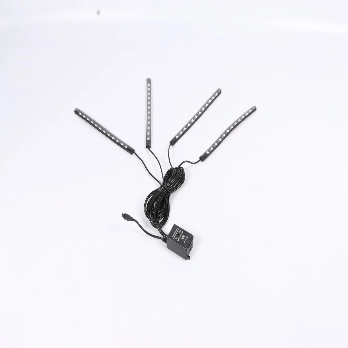 RGB LED Atmosphere Light Strip 48 LEDs 22.5cm 12V for Car Motorcycle ATV Remote Voice Control