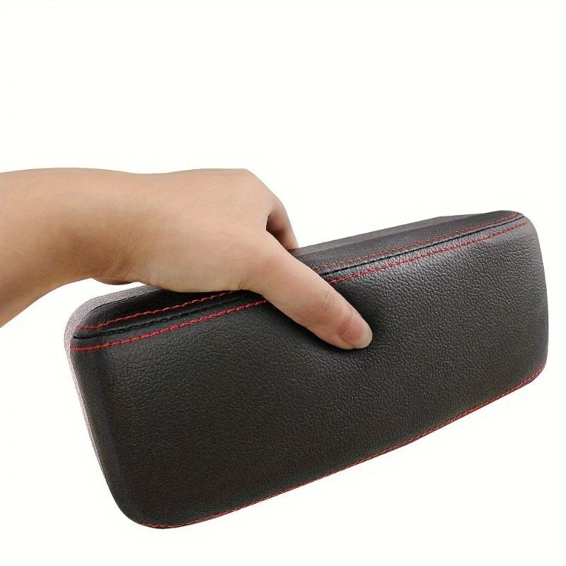 Car Armrest Box Elbow Rest Pad Arm Rest Extender Universal Console Storage Organizer Adjustable Height Elbow Support