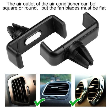 Car Phone Holder Stand For Mobile Phone Air Vent Phone Stand For Telephone Car Holder Stand Car Internal Storage Accessories