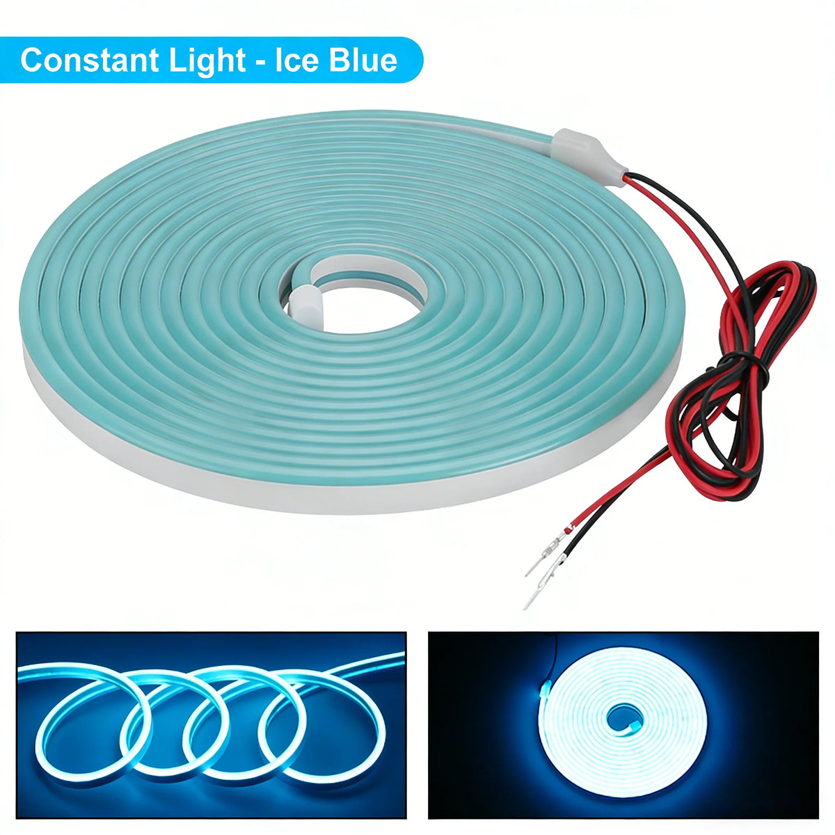 12V Car Trunk LED Strip High-Brightness 2/4M Interior Decoration Wiring Automatic Sensing Tailgate Light Strip Easy Installation