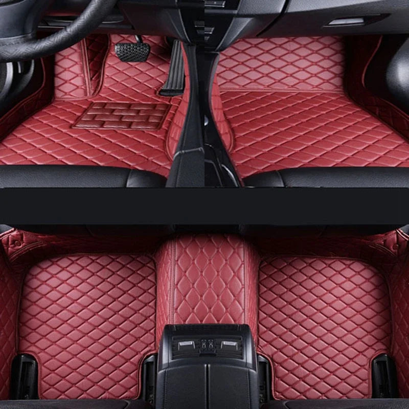Custom Car Floor Mats For Jeep Renegade 2016 2017 2018 Anti-slip Wear Car Floor Mats Artificial Leather Interior Accessories