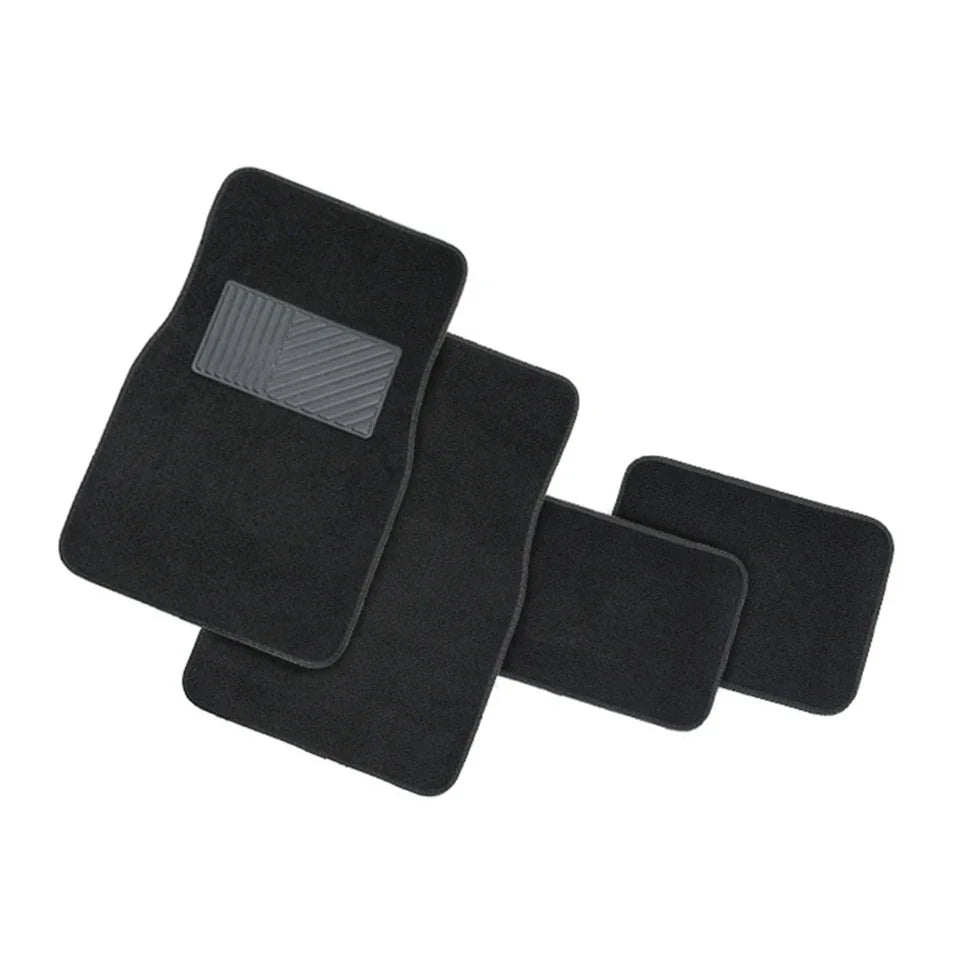 4PCS Car Floor Mats Universal Carpet Full Set Car Floor Mat For Auto Foot Pads Automobile Carpet Cover Universal Car Styling