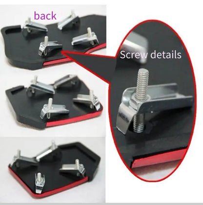 3 Pcs Manual Anti-Slip Car Pedals - Ergonomically Designed, Durable, Suitable For Throttle, Brake, Clutch Pedal  Car Accessories