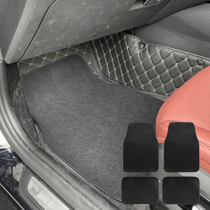 Universal Car Floor Mat Front & Rear Automotive Carpet Floor Mats For Auto SUV Sedans Vans Accessories Dirt and Wear-resistant