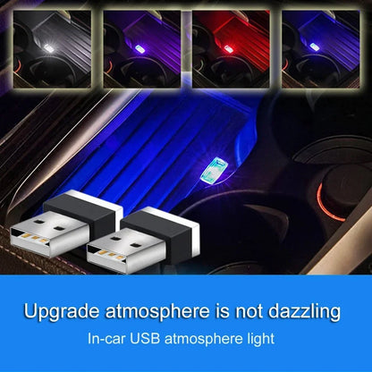 Mini USB LED Car Light - Auto Interior USB Atmosphere Light, Plug and Play Decor Lamp, Emergency Lighting, Stonego USB Lamp
