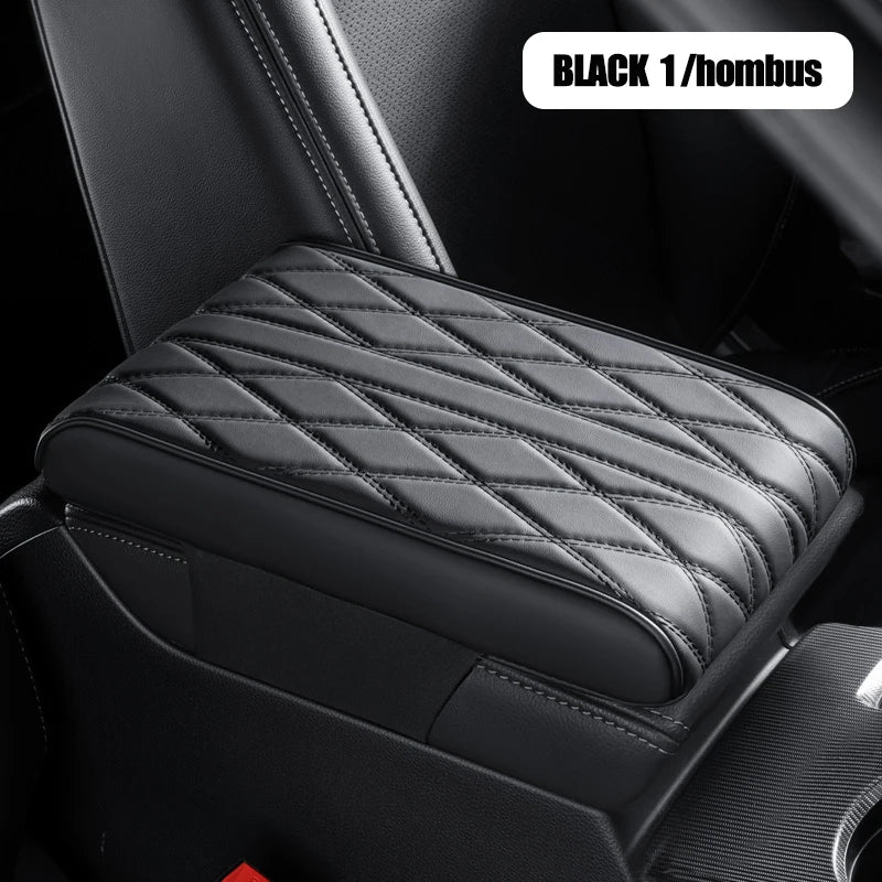 Car Strip Armrest Cushion Mat Auto Center Console Pad Memory Foam Armrest Box Hand Rest Pillow Universal Fit for Most Vehicles