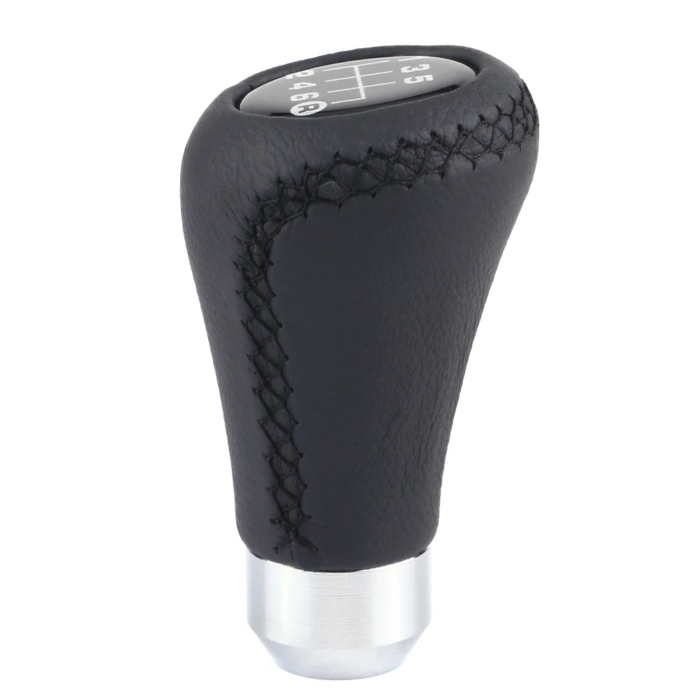 Car Vehicle 6 Speed Gear Shift Knob PU Shifter Stick with 3 Hoses 6 Speed Gear Shift Knob  Gear Shift Knob