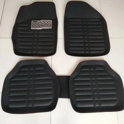 Universal 5Pcs Car PU Leather Durable Floor Mats Auto Anti-Slip Mat Car Styling Interior Auto Floor Mats Car Interior Accessorie