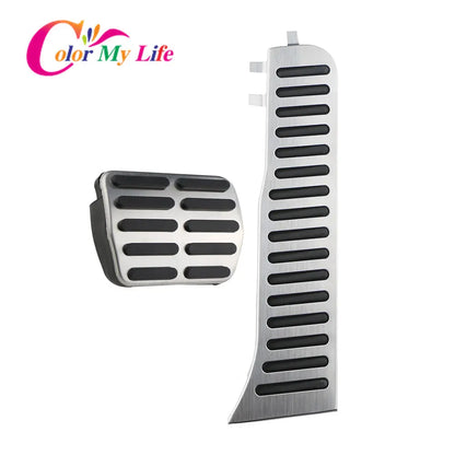 Car Pedals for Audi Q3 2013 - 2018 LHD Accelerator Brake Foot Rest Pedal Pads Cover Car-Styling