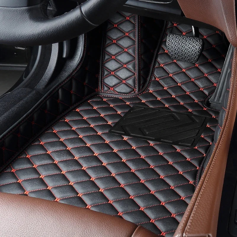Custom Car Floor Mats For Jeep Renegade 2016 2017 2018 Anti-slip Wear Car Floor Mats Artificial Leather Interior Accessories