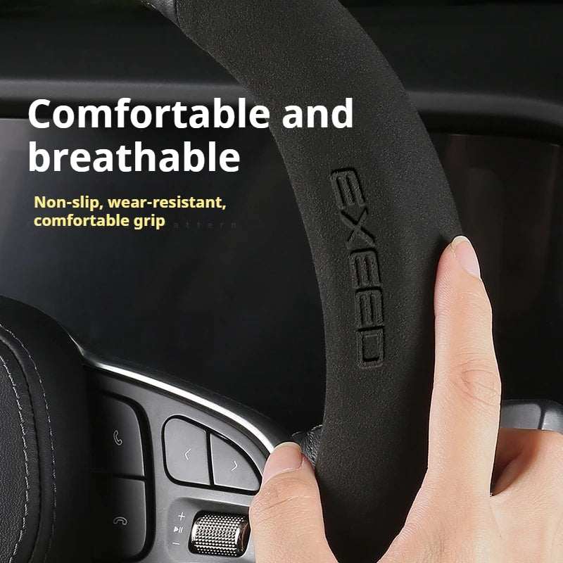 Leather car steering wheel cover suitable for Lexus ES350 XV40/XV50, RX350 X F SPORT, NX F SPORT,Z RX F SPORT, NX F SPORT, RZ450