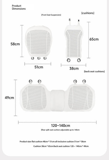 Breathable Leather Car Seat Cover Universal Front Seat Protection Cushion Luxury Car Interior Backrest Support Mat Accessories