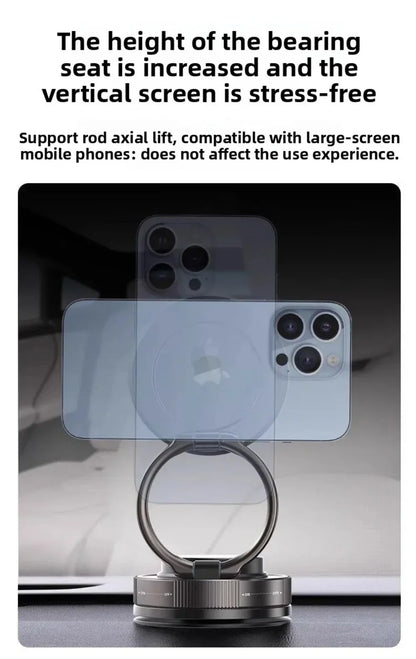 Magnetic Phone Holder for Car, 360° Rotatable, Foldable & Adjustable Magnetic Car Mount, , Compatible with iPhone & Other Phones