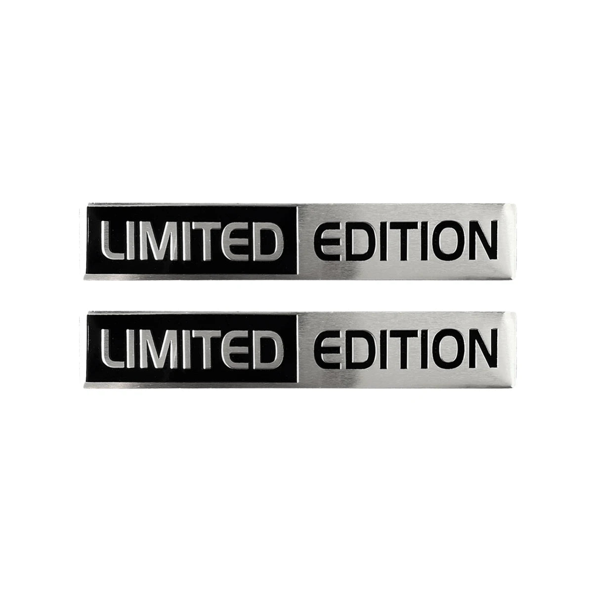 1 Pair 3D Aluminum Car Stickers Emblem Limited Edition Styling Badge Decals Auto Door Bumper Trunk Body Side Decor Accessories