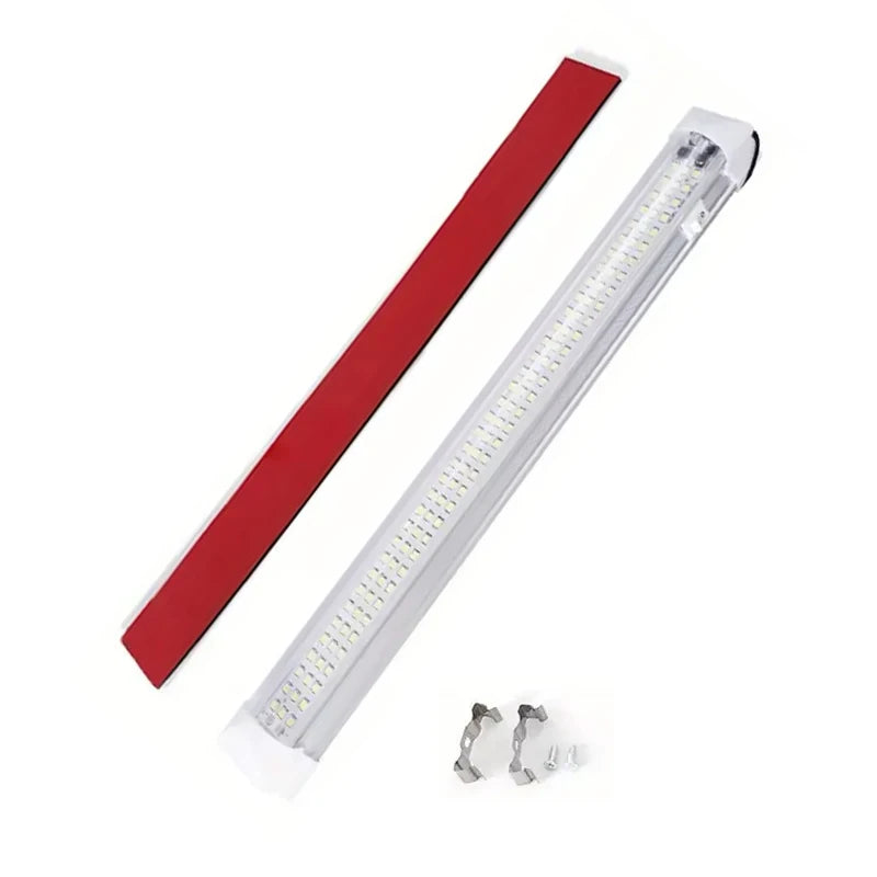 108LED Car Interior Led Light Bar With ON/OFF Switch 12V 24V Trunk Lamp For Lorry Truck Camper Boat RV Car Interior Dome Light