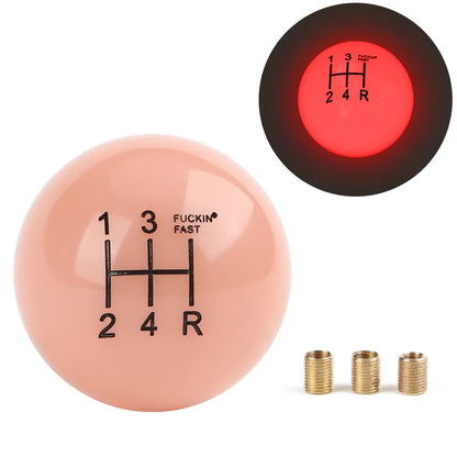 Shine shift knob round with gear manual gear shift lever gear head fun cool car modification accessories beautiful interesting