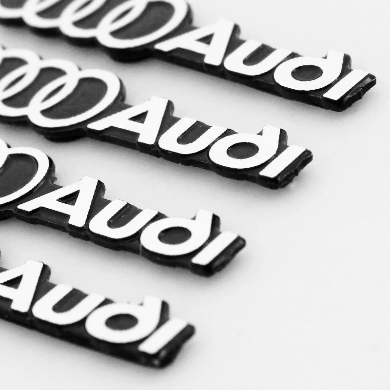 car audio decorate 3D Aluminum Badge Emblem Sticker For Audi Sline A4 A3 A5 A6 A1 A7 A8 Q2 Q3 Q5 Q7 Q8 TT Accessorie Car Styling
