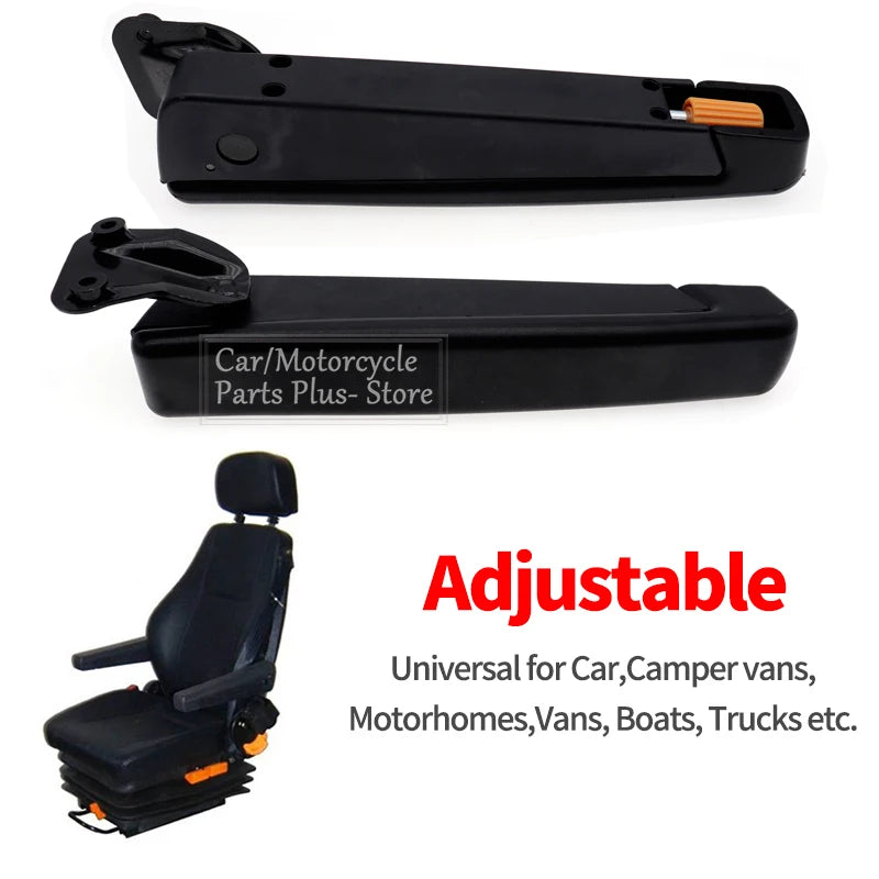 Universal Left/Right Side Adjustable Car Seat Armrest for Camper Van Motorhome Boat Truck Bus Car Accessories
