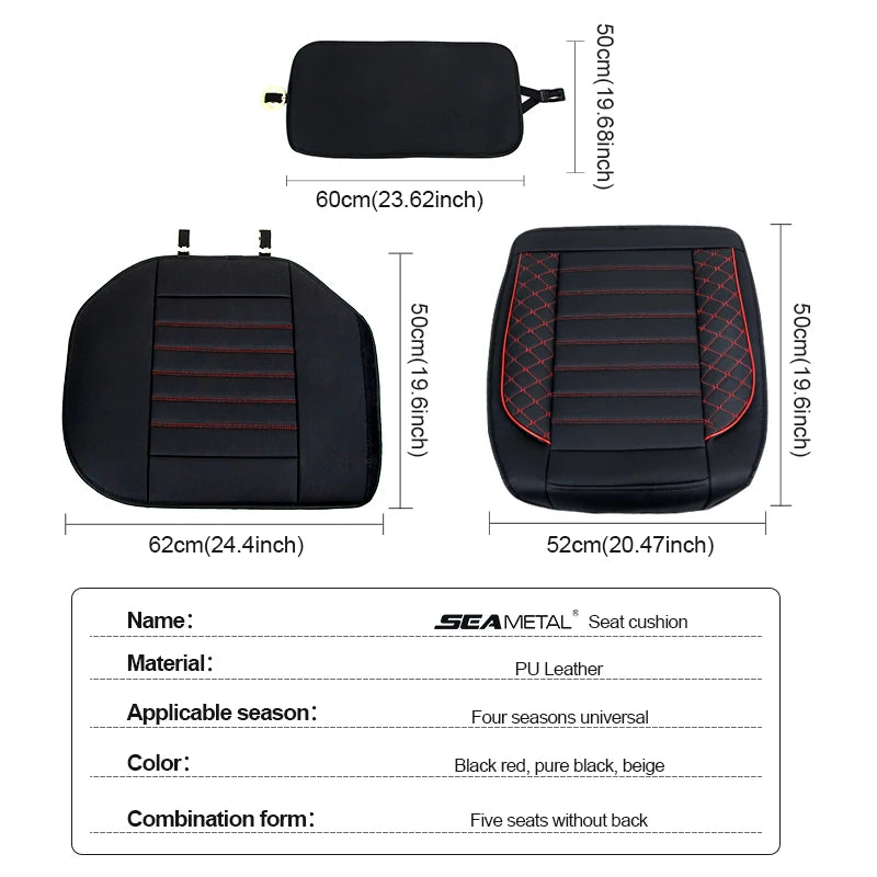SEAMETAL Quality Car Seat Cover Universal Wrapped Auto Seat Protector Breathable Wear-Resistant Universal Vehicle Chair Cushion