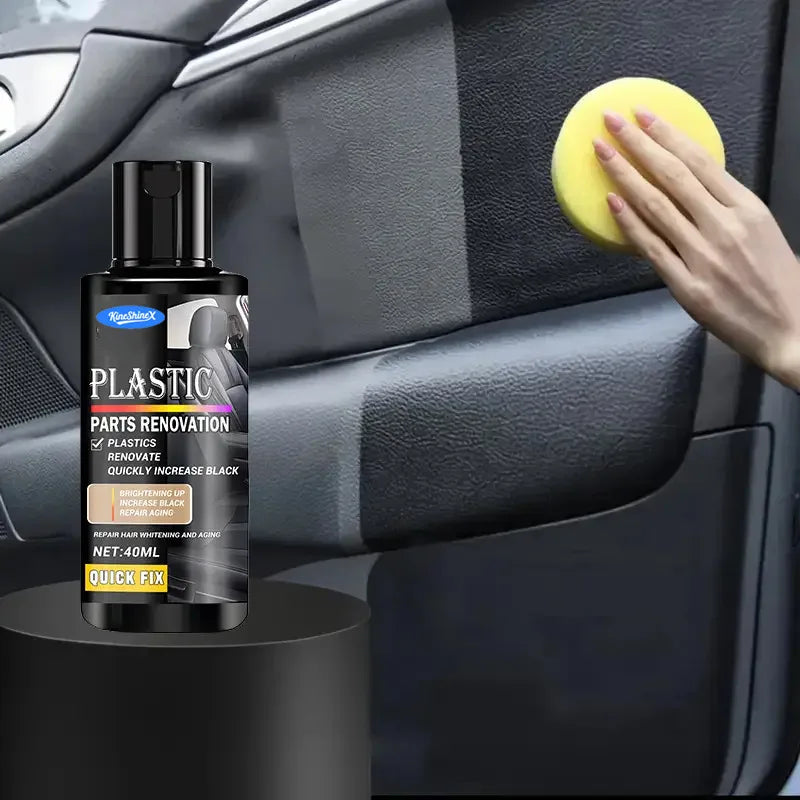 Cross Border Special Black Coating Car Interior Renovation Wax - Car Bumper and Dashboard Wax - Seat Gloss
