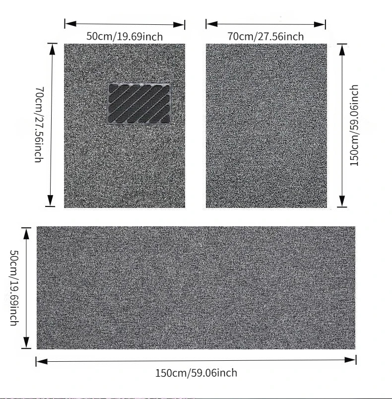 Car Floor Mats Car Foot Pads Universal Silk Loop Self-Cutting Single Main and Passenger Car Floor Mats Waterproof