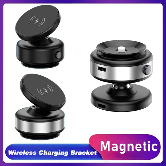 360 degree Rotation Magnetic Vacuum Car Phone Holder For Magsafe IPhone Suction Cup Navigation Stand Bracket Car Phone Holder