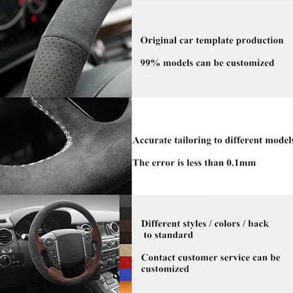 Customized Suede Leather Car Steering Wheel Cover For F87 M2 F80 M3 F82 M4 2 M5 F12 F13 M6 F85 X5 M F86 X6 M F33 F30 M Sport